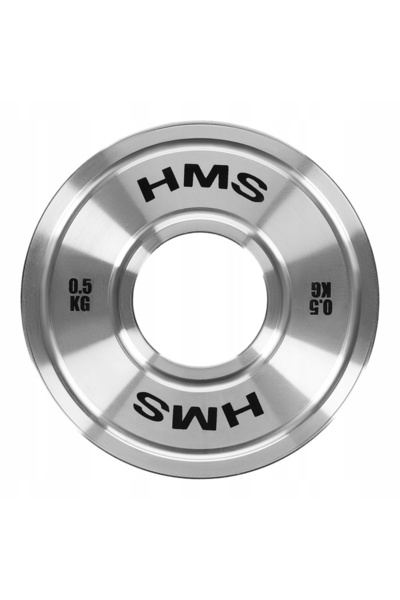 HMS Discuri de greutate olimpice pentru bara de haltere cromată – set de 2 x ...