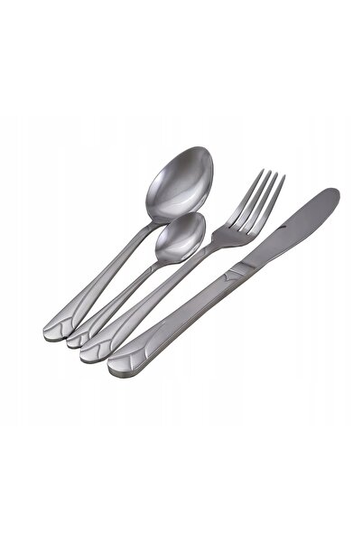 Kamille Set de tacâmuri din oțel inoxidabil lucios, 24 de piese, Nr. 2