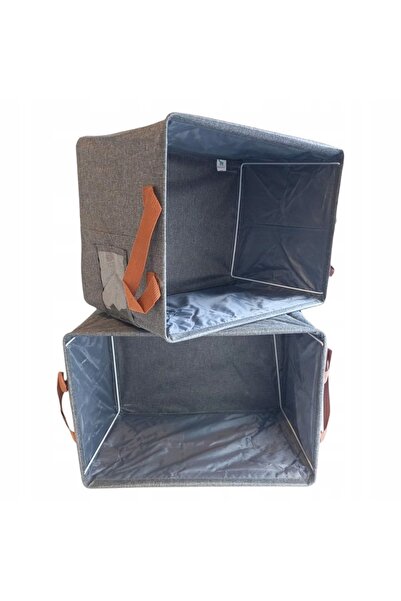 NO BRAND Zebricolo set de 2 cutii organizatoare pentru dulap