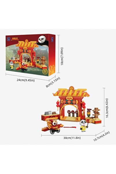 Pantasy Set de construcție Tabăra de antrenament Kung Fu Panda 86515 Distracț...