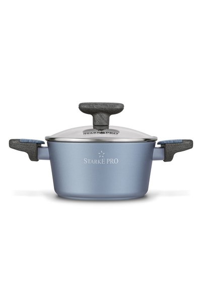 Starke Pro GARNEK cu capac, din aluminiu, pentru inducție, mic, pentru gaz, d...