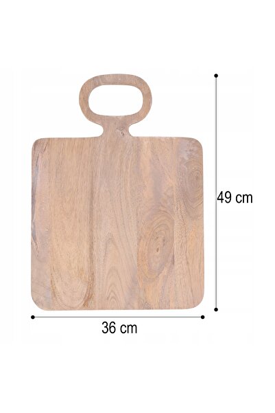 NO BRAND DESKA KUCHENNA 49x36cm din lemn cu mâner pentru servirea produselor ...