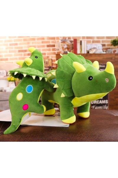 Pan i Pani Gadżet Pernă de pluș mascotă dinozaur Triceratops