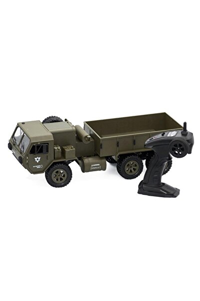 Pan i Pani Gadżet Camion RC militar de transport, de dimensiuni mari, cu tele...