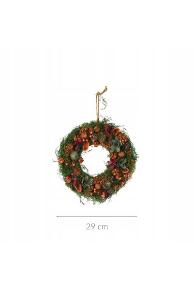 NO BRAND COROANĂ DE TOAMNĂ PENTRU UȘĂ Ø 29 cm ORNAMENT DECORATIV SUSPENSIB PE...