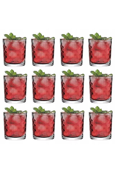 ALTOM DESIGN Pahare de sticlă pentru băuturi 240 ml, set Karo 240 ml, 12 bucăți