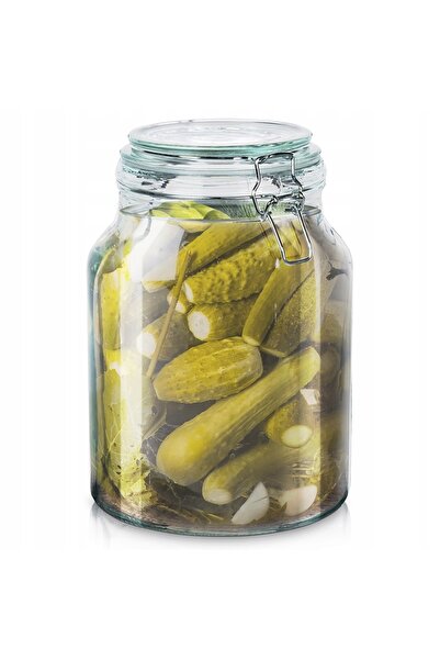 Vilde Borcan de sticlă cu clemă brevetată, etanș, pentru conserve alimentare,...