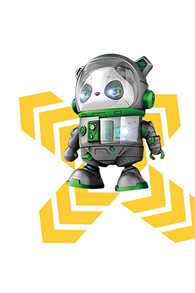 NO BRAND Robot Panda Dansator și Cântător Interactiv LUMINĂ SUNET Autocolant ...