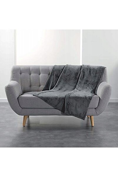 Douceur D'INTERIEUR Husă pentru canapea extensibilă din flanelă 125x150 gri