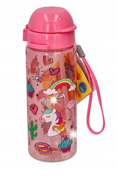 NO BRAND i-total Sticlă de apă Unicorn 400 ml Sticlă din Tritan, fără BPA