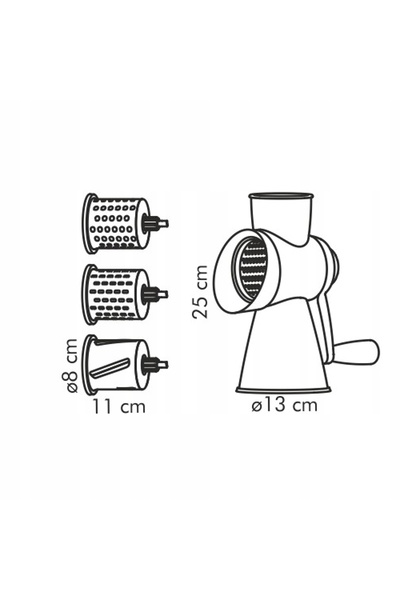 TESCOMA Polizor universal HANDY, 4 discuri de șlefuit