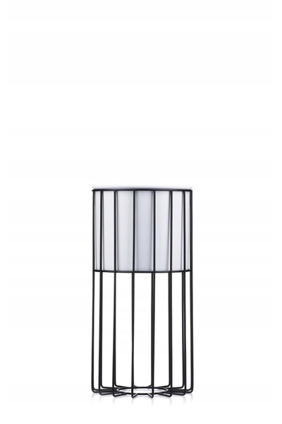 HowHomely Ghiveci metalic industrial cu capac 42cm LOFT