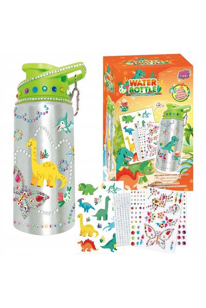 NO BRAND Set de sticle din plastic pentru decor cu dinozauri