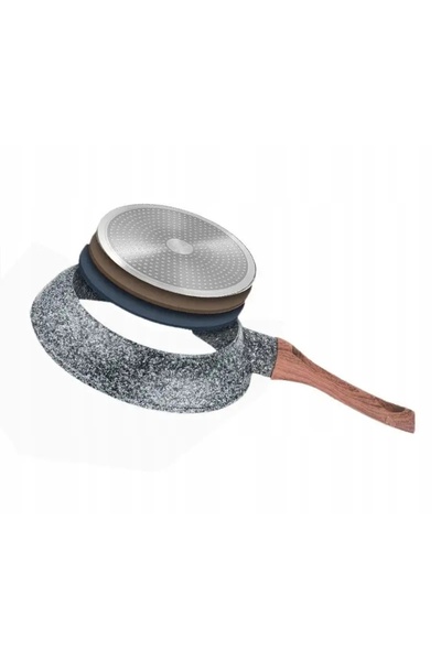 Kinghoff Tigaie mică antiaderentă din granit și marmură, 24 cm, pentru inducție
