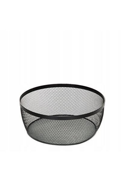Homla Coșul GRIDIO rotund negru 26x10.5 cm
