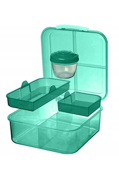 Sistema Cutie pentru mic dejun 41685 Bento Cube Lunch 1250 ml verde