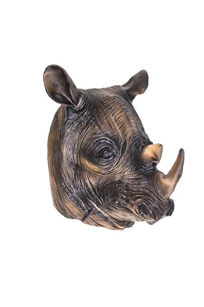 Korbi Profesie. Masca din latex cap de rinocer RHINOCEROS