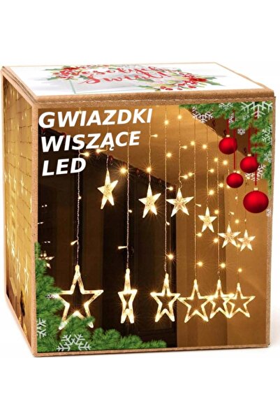 NO BRAND Lumini LED tip perdea cu stele, Lumini de Crăciun, Lumini pentru bra...