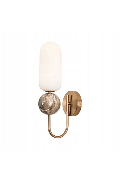 MAXLIGHT Aplică de perete decorativă, aurie, glamour, pentru dormitor și living