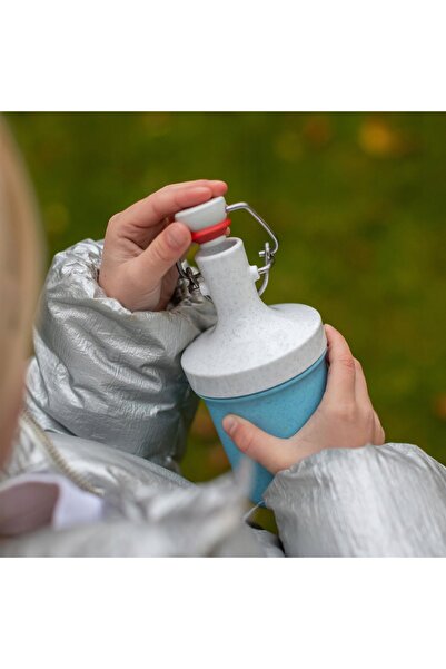 Koziol MINI STICLĂ DE APĂ ALBASTRĂ PENTRU COPII CU CAPAC ERMECĂBIL 200ml