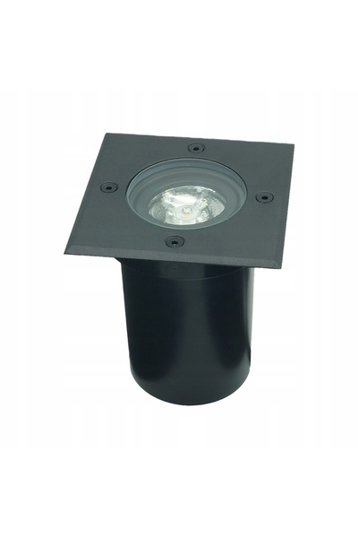 IdeaLed Lampă aplicată pe suprafață, neagră, pătrată, 11cm, orientabilă, GU10...