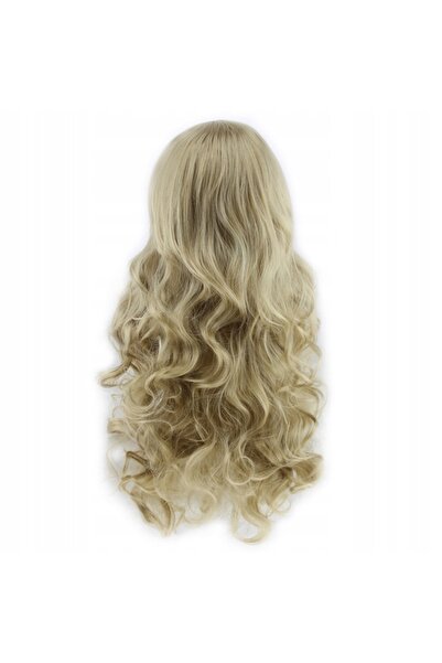 Korbi Perucă cosplay blondă de prințesă pentru femei ROSPUNKA W58