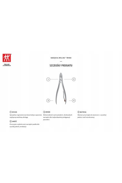 ZWILLING Clește de unghii Twinox Satin 12 cm