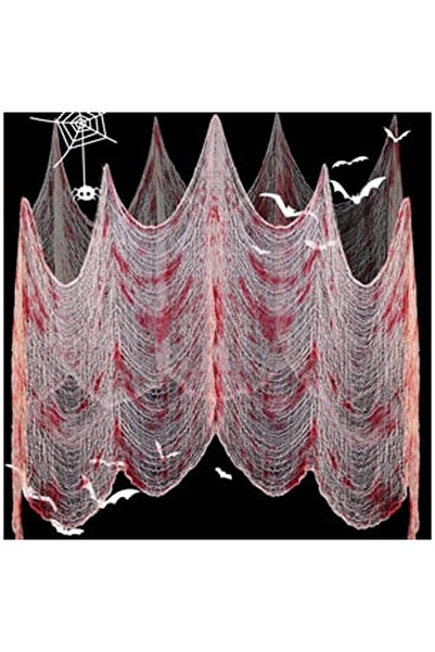 OEM Fake bloodstained typhoon halloween decoration 76x185cm
