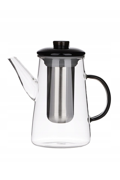 MPLCO CEAINIC DE STICLĂ CU FILTRU 1L CEAINIC CAFETIERĂ FIERBINTE