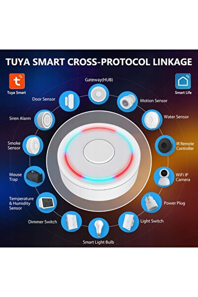 NO BRAND Gateway Central ZigBee Tuya Smart Life APPLE HOME - ZW05BH