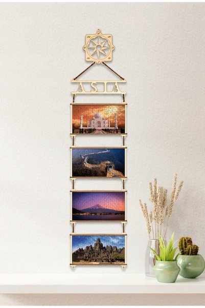 NO BRAND Puzzle-uri 3D din lemn cu peisaje asiatice, set de asamblare DIY Asia