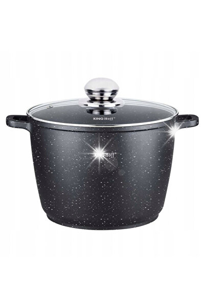 Kinghoff SET DE VASE DE GĂTIT CU STRAT DE MARMURĂ 24CM / 6L