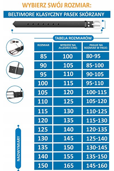 Beltimore Curea de damă din piele pentru pantaloni cu cataramă.
