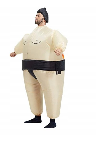 Korbi Costum gonflabil de luptător de sumo pentru Halloween cosplay