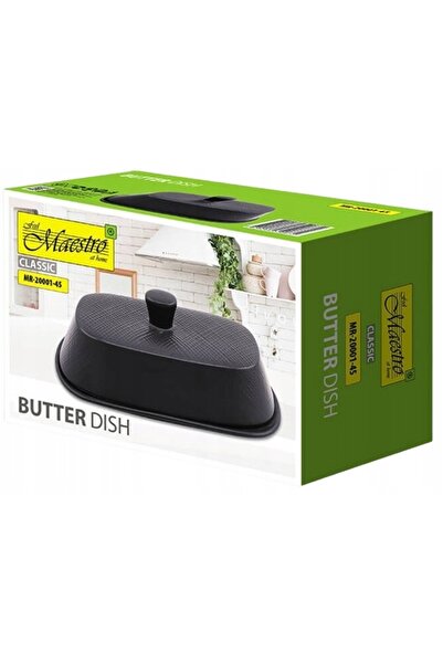 Maestro Untieră ceramică pentru unt NEGRU MR-20001-45