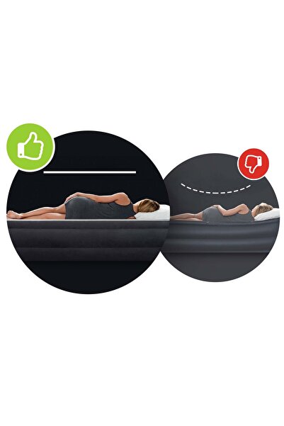 Intex Saltea gonflabilă turistică pentru o persoană 180x90x46cm cu pompă înco...