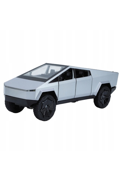 Pan i Pani Gadżet MODEL METALIC TESLA CYBERTRUCK DE LA QUADEM 1:24 CU SUNET, ...