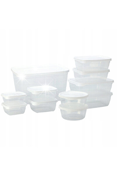 Excellent Houseware SET DE RECIPiente PENTRU ALIMENTE CU CAPAC PENTRU DEPOZIT...