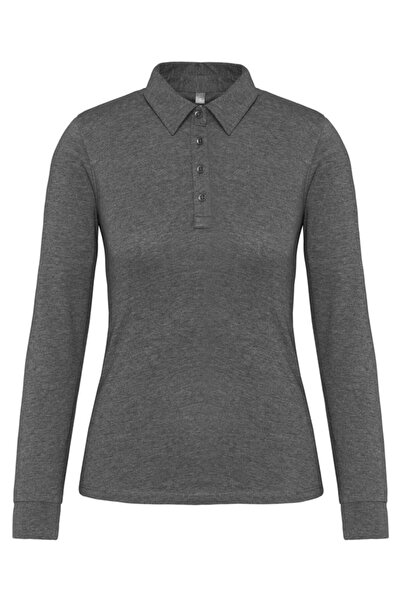 Kariban Bluza polo jersey cu maneci lungi pentru femei - KA265