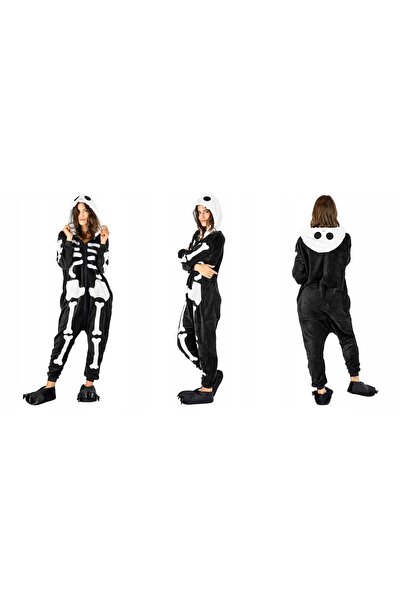 Onesies Pijama salopetă kigurumi pentru femei și bărbați, costum schelet, cad...