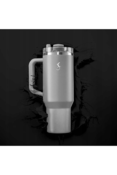 Lurch Cană termică MARE 1,2 L gri