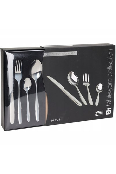 Excellent Houseware SET DE TACÂMURI CLASIC PENTRU 6 PERSONE, 24 DE PIESE