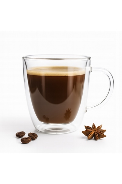 Premium 4x Pahare termice EXTRA MARI 400ml 0.4l cu perete dublu pentru cafea ...