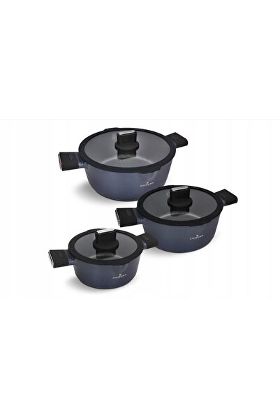ZWIEGER Set de oale și tigăi 13 piese. Vesna + cuțite Black Stone