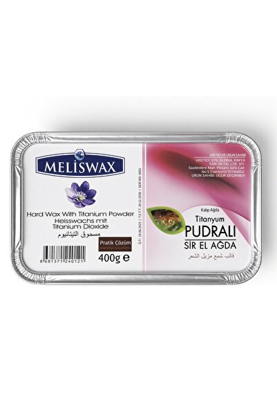 Meliswax Pembe Pudralı Titanyum Kalıp Sir Ağda 400G