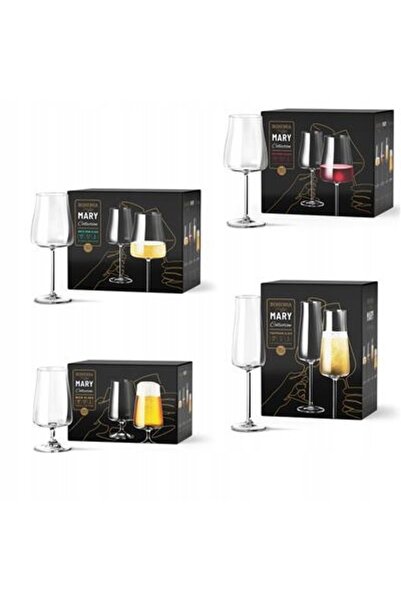Bohemia Pahare de bere MARY 380 ml 6 bucăți sticlă de cristal
