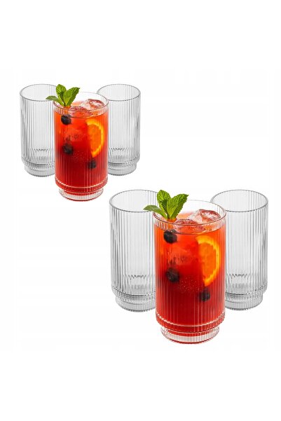 ALTOM DESIGN Set de pahare, 6 pahare pentru băuturi Selena 450ml