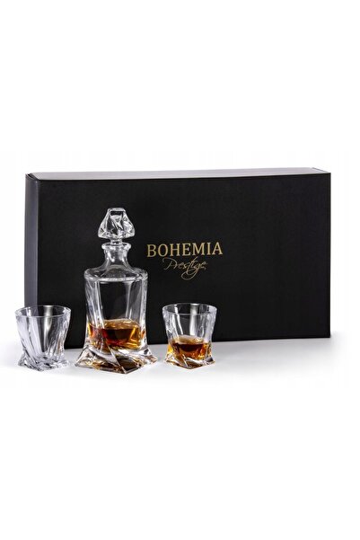Bohemia SET COMPLET DE WHISKY, CARAFĂ CU PAHARE, CADOU PENTRU EXPERT 1+6