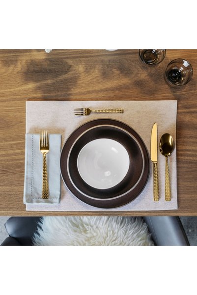Sambonet Set de 6 furculițe tip Cortina PVD Gold