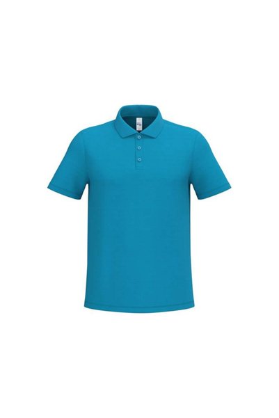 iDeal Basic Ανδρικό Πόλο από βαμβακερό πικέ 180 γρ./τ.μ., ίσια γραμμή, 3 κουμ...